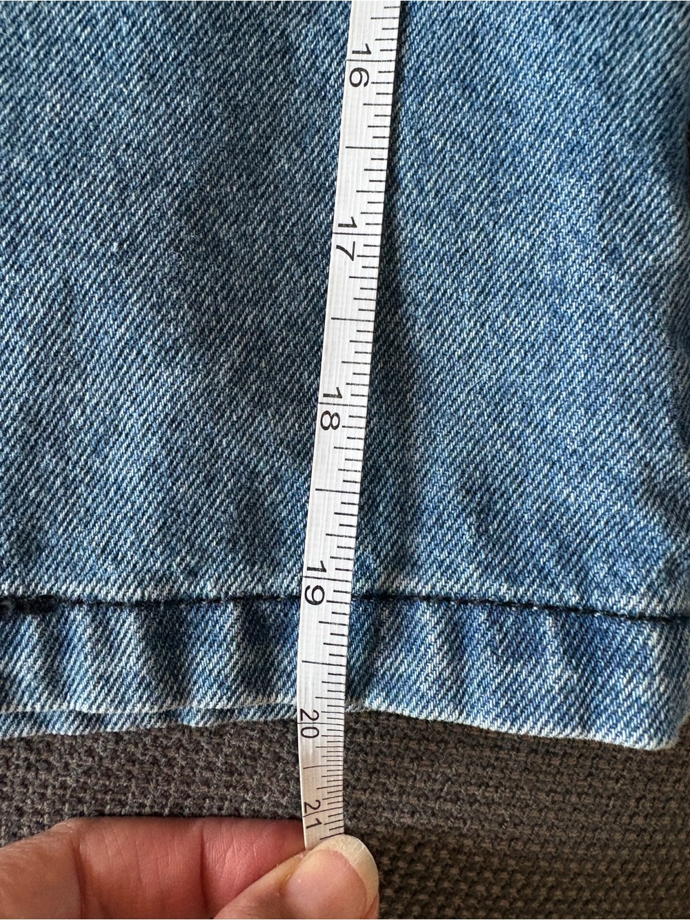 One-of-a-Kind Upcycled Denim Jacket w/Vintage Southwestern Eagle Embroidery - Picture 13 of 13